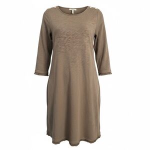 Spartina 449 Island Fringe 3/4 sleeves Dress
Pima cotton blend. PTP 20 1/2, L 35